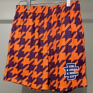 Eric Emanuel EE basic shorts Orange/ Purple